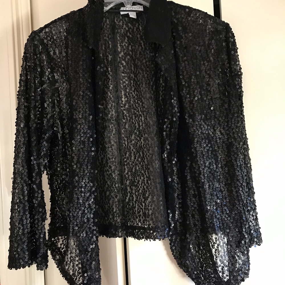 Cotton on sequin jacket